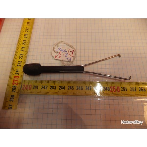 Férule  ou (  Embout bouchon ) canne fusils  9 mm.                                               (1)