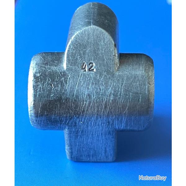 Vend fond de chargeur alu Luger P08 - Poinon 42