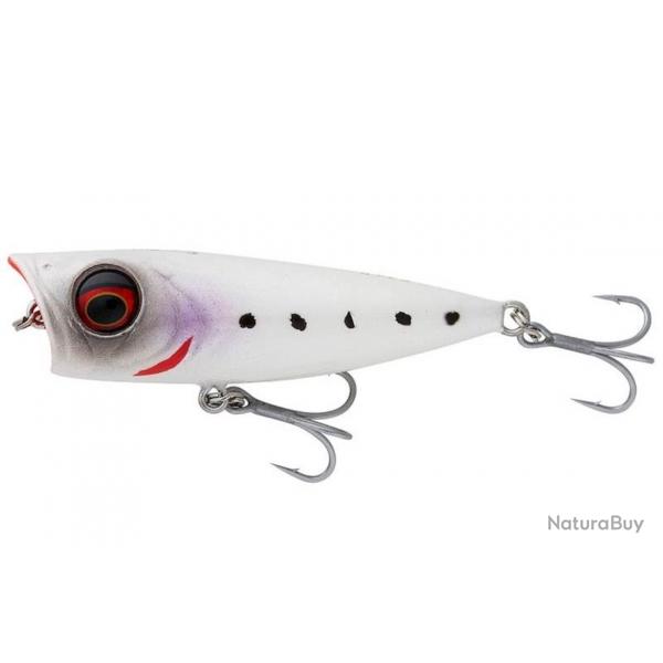 Leurre de surface Savage Gear Micro Popper 4.3cm (3g) snow white