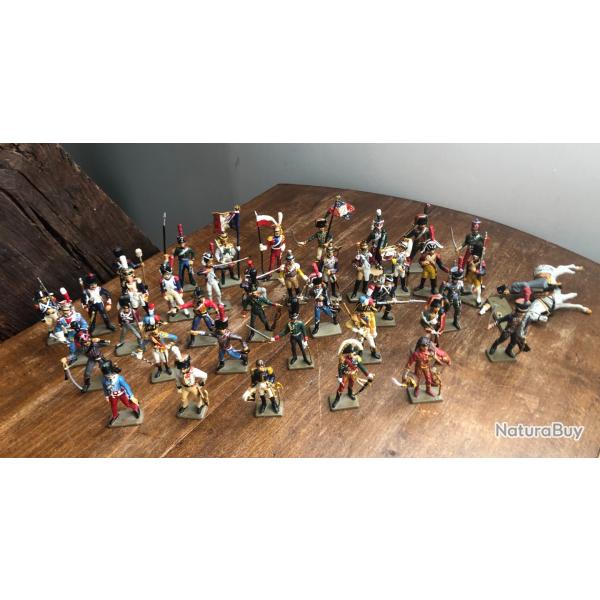 Starlux lot de 40 soldats de plomb la grande arme de Napolon