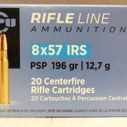 Munitions PPU 8x57 IRS, 196 gr PSP