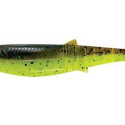 Leurre Souple Savage Gear Cannibal Shad - 12.5Cm - Par 4 chartreuse pumpkin