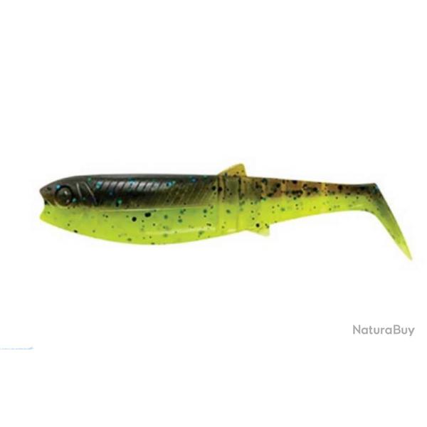 Leurre Souple Savage Gear Cannibal Shad - 12.5Cm - Par 4 chartreuse pumpkin