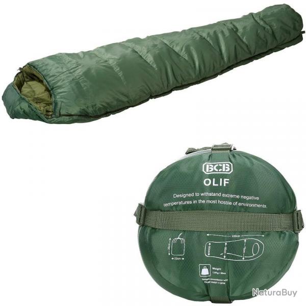 Sac de couchage BCB Olif vert olive armée