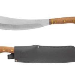 Condor Mini Duku - Parang Bushcraft en Acier Inoxydable 420 HC avec Étui en Cuir