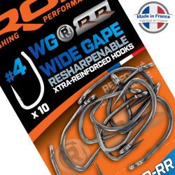 Hameçon ROK WGR-RR Wide Gape Resharpenable Reinforced (par 10) n° 6