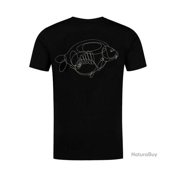 T-Shirt Korda One Liner Tee Black XXL