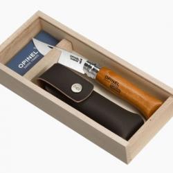 Couteau Opinel Plumier n°08 Carbone + Étui