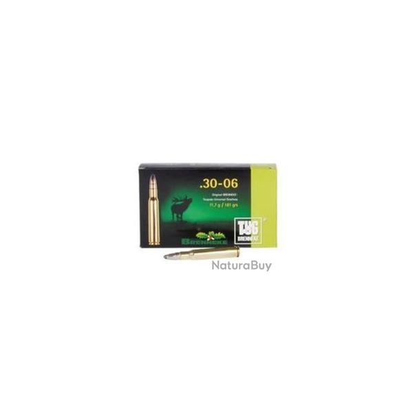 CARTOUCHE BRENEKE TUG calibre 30-06 11.4g 181grs x20