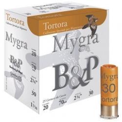 CARTOUCHE B&P tortora mygra calibre 20/70 n°7-1/2 30g x25