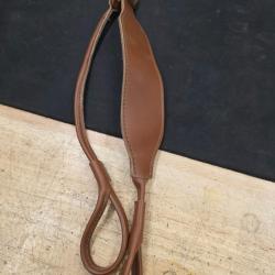 Bretelle sangle fusil  lasso cacarabine cuir