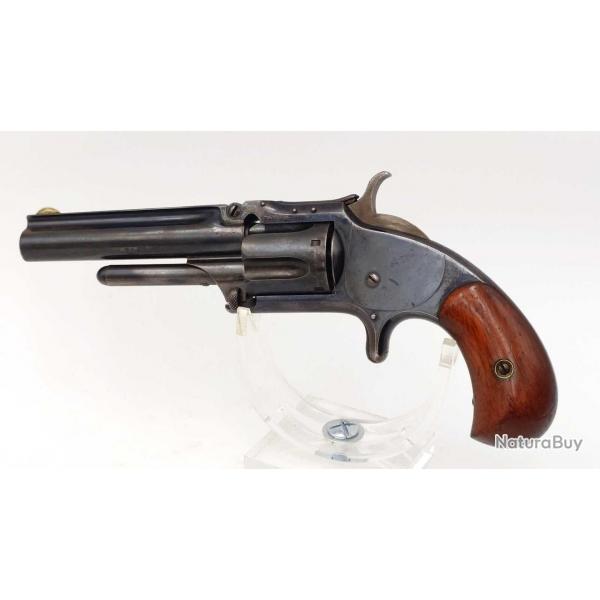 REVOLVER SMITH ET WESSON N1 1/2 SECOND ISSUE CALIBRE 32 RIMFIRE LONG 32RF PERCUSSION ANNULAIRE - US