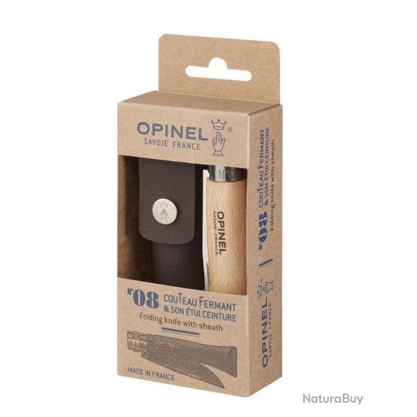 Couteau Opinel n8 avec tui ceinture