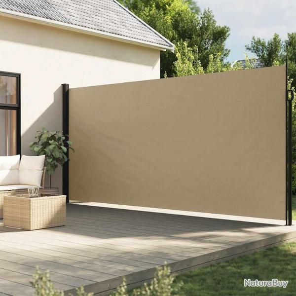 Auvent latral rtractable beige 200x300 cm