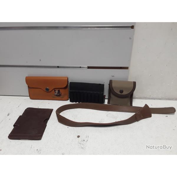 Lot de 3 cartouchieres a balles