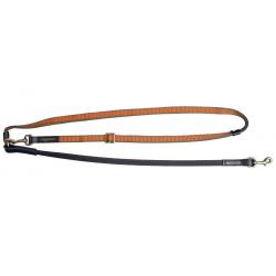 Laisse chien NIGGELOH bandoulière grip orange