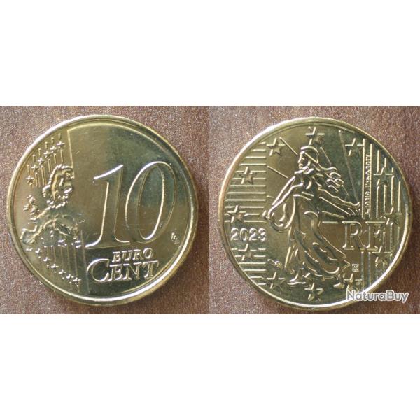 France 10 Cent 2023 Piece Neuve Euro Centimes