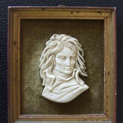 JOLIE CADRE MINIATURE GENERAL NAPOLEON BONAPARTE