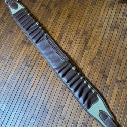 CEINTURON CARTOUCHIÈRE NEUVE 16 TUBES CALIBRE 20