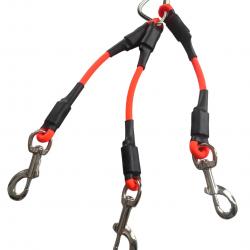 TRIPLEUR MULTIFONCTIONNEL AVEC ANNEAU + TROIS RALLONGES  pour chien