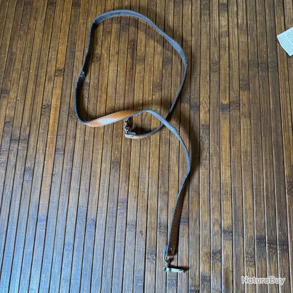 SANGLE - BRETELLE EN CUIR POUR FUSIL ET CARABINE OCCASION