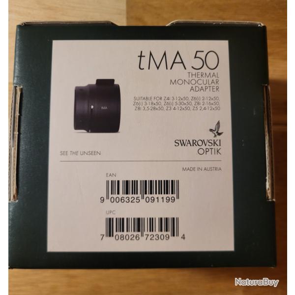 TMA adaptateur monoculaire thermique diametre 50 swarovski tm35