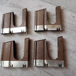 4 Clip pour cartouches pour fusil Suisse Rubin Schmidt G11, K11, K31... LOT DE QUATRE PIECES / CLIPS