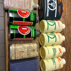 Boîte de poudre vide pour collection