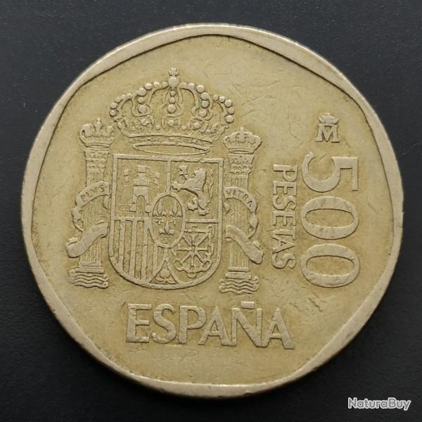 Monnaie Espagne - 1988 - 500 pesetas Juan Carlos I (Grade : TB) - ref N0273