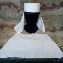 militaria LOT de 10 couvres nuques origine  Mdle angle droit en calicot écru légion armée francaise