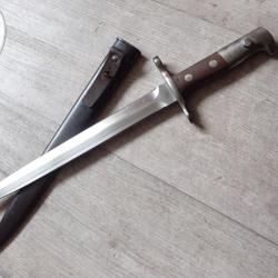 170596 Baïonnette Suisse Modèle 1918. Pour fusil Schmidt-Rubin modèle K 31 ou k11