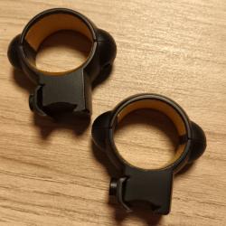 Collier Diamètre 25,4mm , pour Rail 11mm, Hauteur 10mm.