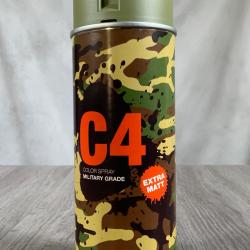 Bombe de peinture C4 Military Grade RAL6013 - ARMAMAT