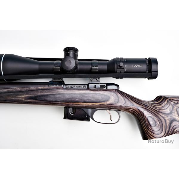 Carabine CZ 527 Varmint 222 rem lamell gris