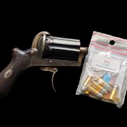 Superbe Revolver Poivrière FRANCOTTE - 32RF - RARE Percussion ANNULAIRE de transition