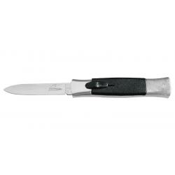 Couteau Medio Automatique vertical - Lame 83mm - Manche Synthétique - Mitres argent