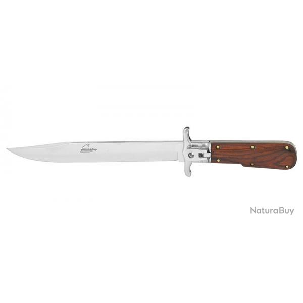 Dague  la d'Estaing - Lame 190mm - Manche Palissandre - Etui Cuir