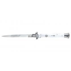Couteau Pliant automatique - Lame 120mm - Manche Plaquettes imitation Perle