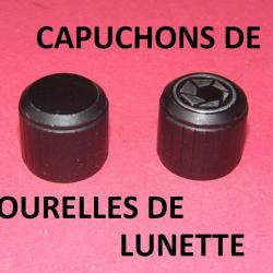 paire capuchons tourelles hauteur 22.96mm diametre filetage 22.45mm - VENDU PAR JEPERCUTE (s21k136)