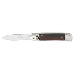 Couteau Pliant automatique - Lame 80mm - Manche Palissandre - Mitres Inox