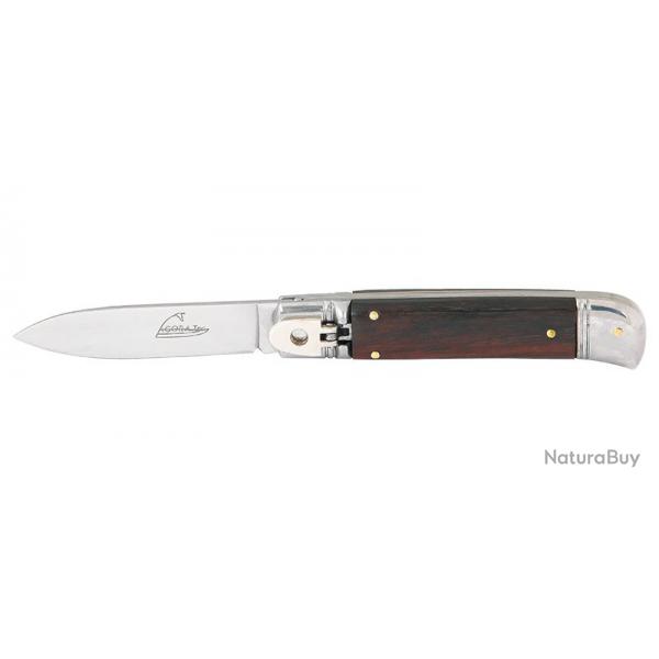 Couteau Pliant automatique - Lame 80mm - Manche Palissandre - Mitres Inox