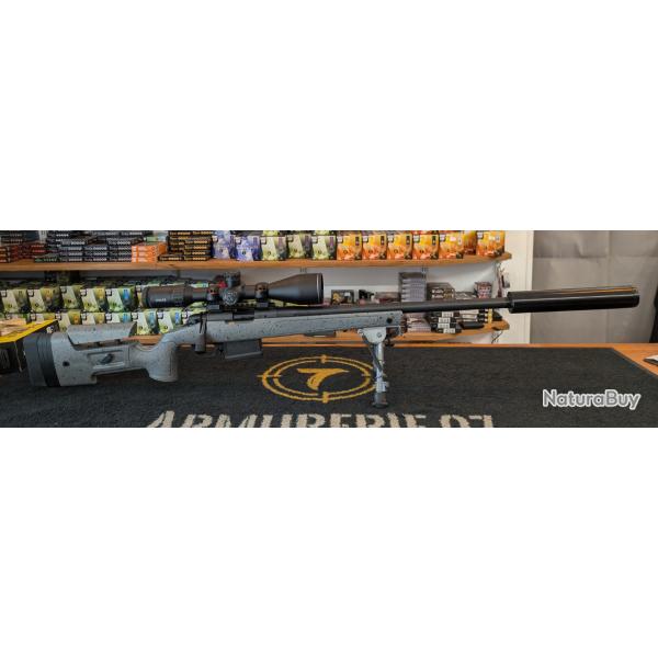 Bergara B14R  cal 17hmr + lunette de tir hawk 6-24x56