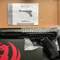 Pistolet Ruger Mark IV cal 4.5mm noir, neuf Sous licence Umarex