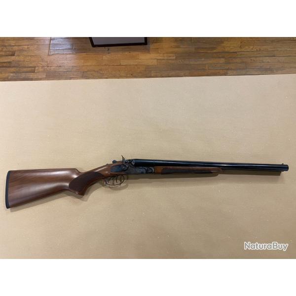 FUSIL JUXTAPOSE COACH GUN HUGLU 12/76 CI DD EXTRACTEUR 51 cm
