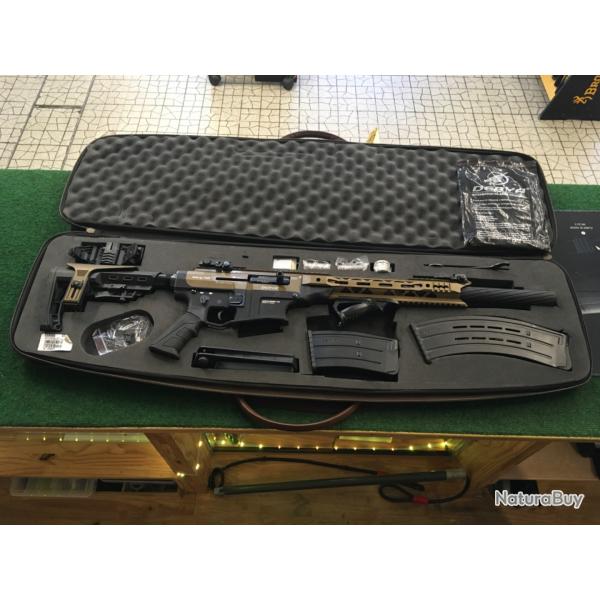 Fusil d'assaut Calibre 12/76 Semi-automatique Derya MK-12 AS-102S bronze/tan