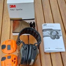 casque antibruit électronique PELTOR SportTac état neuf