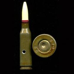 5.45 x 39 AK74 URSS - à blanc balle en plastique blanc