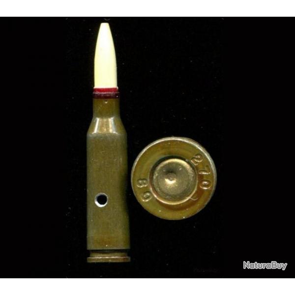 5.45 x 39 AK74 URSS -  blanc balle en plastique blanc