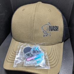 Casquette publicitaire marquage NASH + porte clé offert ! LOT 255.
