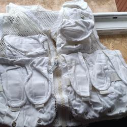 gilet tactique blanc